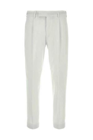 White virgin wool textured-finish trousers PT TORINO | CORFZAZ40FWDZI500010